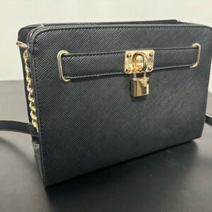 Black & Gold crossbody bag